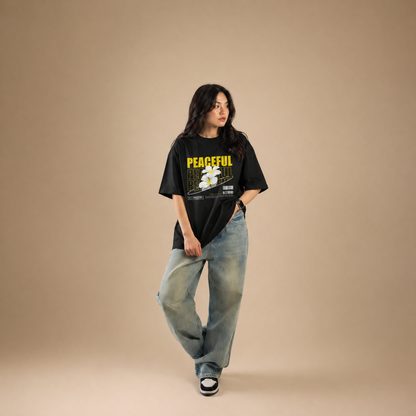 oversized fivesleev tshirt