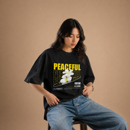 oversized fivesleev tshirt